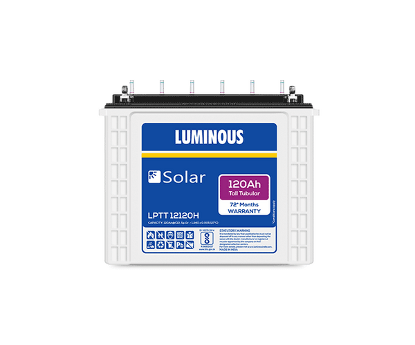 Luminous Solar Tall Tubular Battery